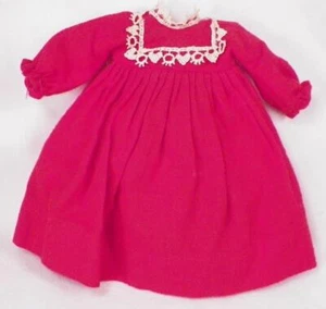 Vogue Ginny Hi Fi Fashions Nachthemd #6222 Medford rot Flanell Herz Spitze 1956 - Bild 1 von 5