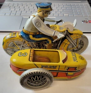 Vintage Marx Rookie Cop with Sidecar - Picture 1 of 6