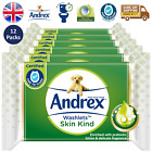 Andrex Skin Kind Washlets Flushable Toilet Tissue Wipes Moist Cleaning x12