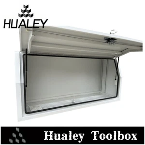 ?1800x600x850mm White Aluminium Toolbox - Adjustable Shelf & Gas Struts Lock? - Picture 1 of 4