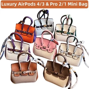 Mini bolsa protectora de lujo para Apple AirPods 4/3 y AirPods Pro 2/1 - Imagen 1 de 12