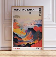 Yayoi Kusama Print, Japanese Art, Exhibition Poster, Asian Decor, A2,A3,A4,A5