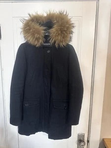 WOOLRICH arctic Wool coat Size: XS Black Men - Picture 1 of 11