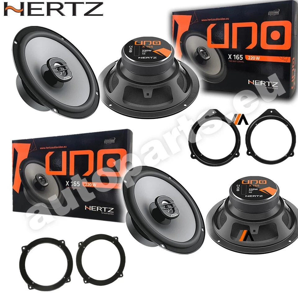 Kit 2 Casse Altoparlanti Hertz X165 Anteriori o Posteriori Seat Ibiza 6L da 2001