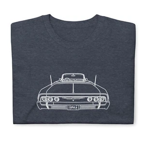 Softstyle T-Shirt For Chevrolet Impala Convertible 1964 Car Fans Christmas Gift - Picture 1 of 10