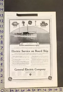 1913 BARCO NÁUTICO BARCO ELÉCTRICO GENERAL YATE ELÉCTRICO MARIGOLD CHICAGO VENTILADOR MOTOR ADWM83 - Imagen 1 de 1