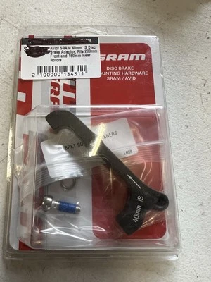 Avid / SRAM 40mm IS Disc Brake Adaptor for 200mm Front & 180mm Rear Rotor - Image 1 of 2