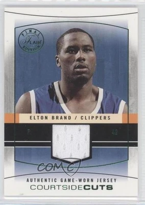 2003-04 Flair Final Edition Courtside Cuts Jerseys Green Elton Brand #CC-EB - Image 1 of 2