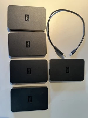 WESTERN DIGITAL 320 GB USB 3.0 WD 5 Stück - Bild 1 von 4