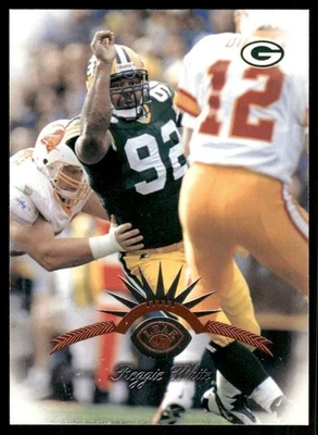 1997 Leaf - Reggie White #60 - Image 1 of 2