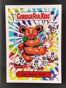 2017 Garbage Pail Kids Classic Rock Sticker Grateful Ted 8a Parody Grateful Dead - Picture 1 of 2