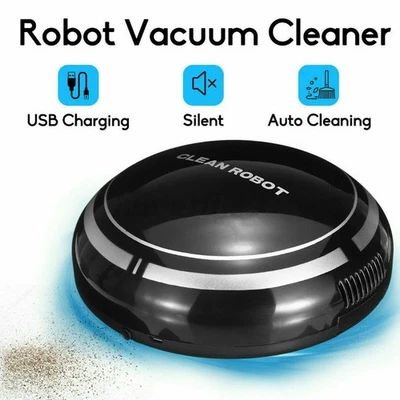 Rechargeable Automatic Smart Robot Vacuum Cleaner Suction Sweeper Edge Cleaning - Image 1 of 4