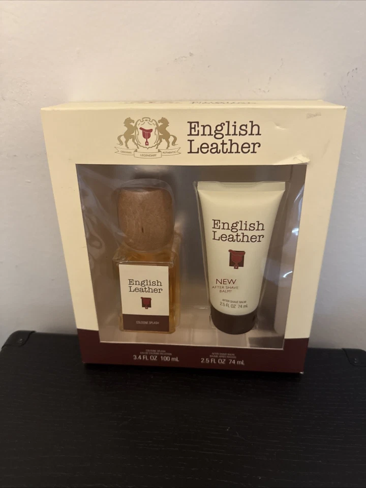 English Leather Boxed Set 1 Cologne Spash 3.4fl oz & 1 After Shave Balm 2.5fl oz - Image 1 of 1