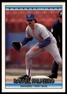 1992 Donruss #46b Rafael Palmeiro - Image 1 of 2