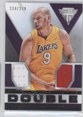 2013-14 Panini Titanio Doble-Doble Camisetas 239/279 Chris Kaman #15 0v1 Foto 1 de 3