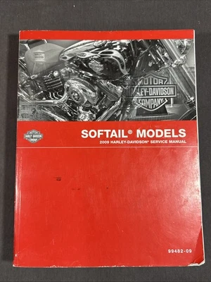 2009 HARLEY DAVIDSON OEM SERVICE MANUAL SOFTAIL MODELS 99482-09 - Image 1 of 4