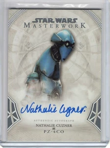 NATHALIE CUZNER 2018 STAR WARS MASTERWORK AUTOGRAPHS #A-NC PZ-4CO AUTO - Picture 1 of 2