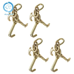 4 RTJ Cluster Hook Tow Truck Car Hauler Trailer Body Frame Hook WLL 4,700lb New - Picture 1 of 12