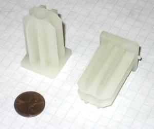 SHEPHERD #PSS5602WH-P LAUFROLLE VORBAU ROHRBUCHSE, FÜR 1"x1" SCHLAUCH, KUNSTSTOFF, 1" L - Bild 1 von 3