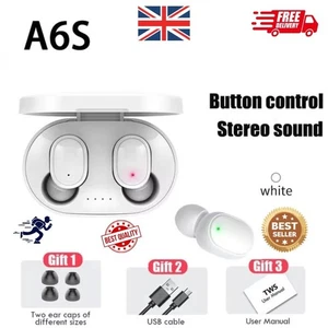Bluetooth Wireless Headphones TWS Earphones Mini In-Ear Pods For iPhone Android - Picture 1 of 11