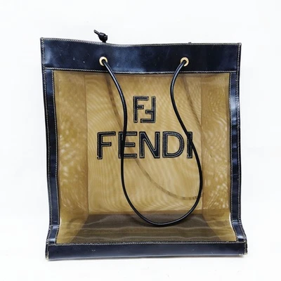 NO TARIFF Fendi Tote Bag Brown Nylon 4402284 - Image 1 of 4