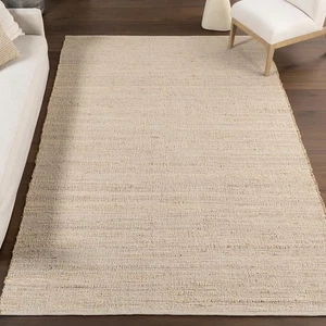 nuLOOM 2'6" x 8' Tappeto Rigo Juta Tessuto a Mano, Naturale, Design Massiccio Casale. - Foto 1 di 12