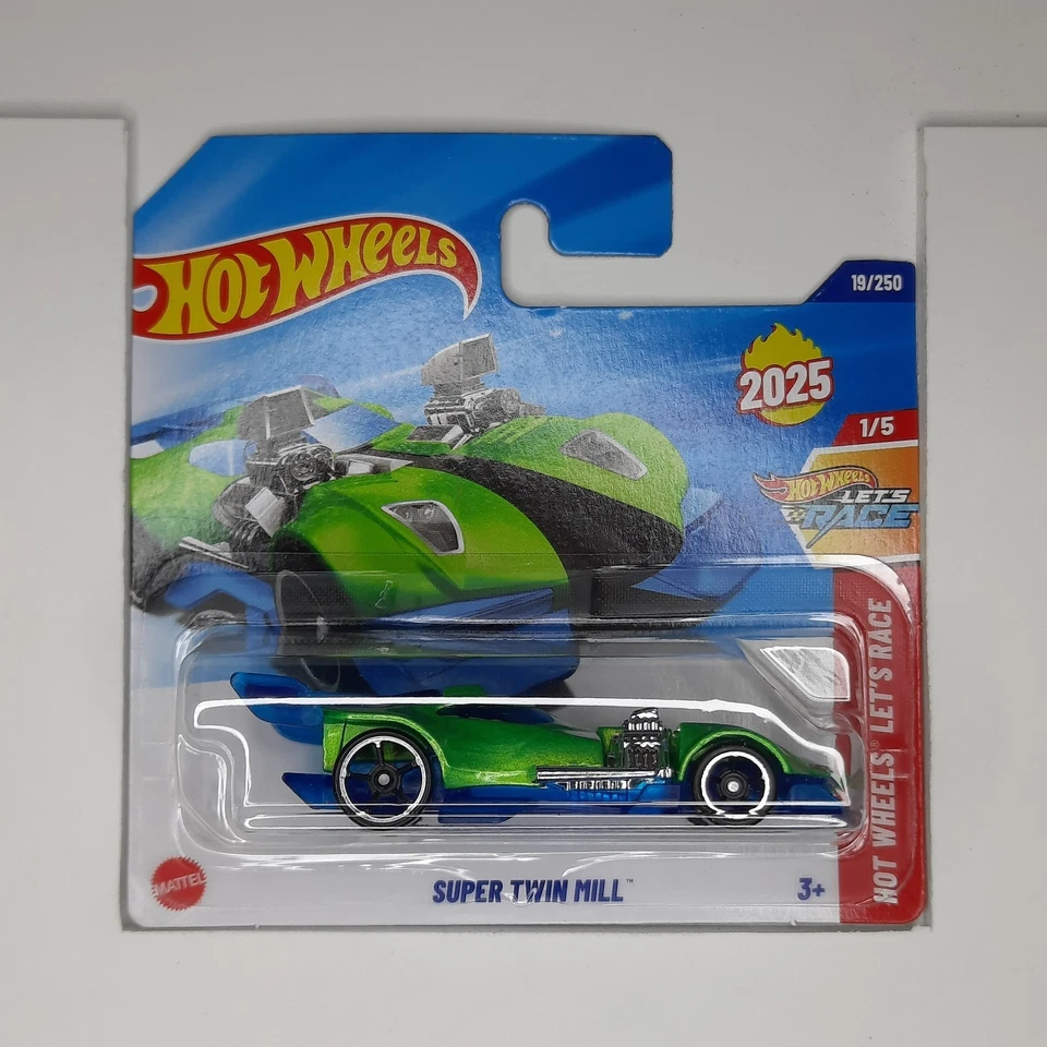 Hot Wheels Mattel 2025 Super Twin Mill (Col 2) 19/250 HW Let's Race 1/5 - Immagine 1 di 1