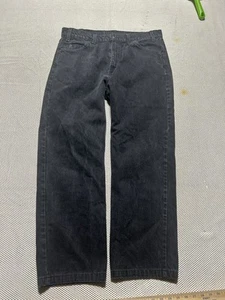 VINTAGE Levis 505 Jeans Mens 34x29 Black Orange Tab Straight Regular Made in USA - Picture 1 of 3