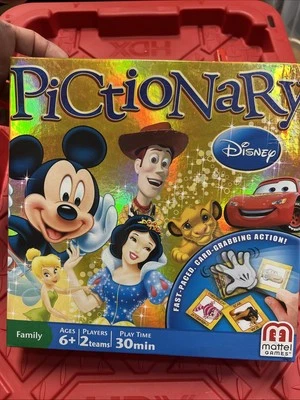 Disney Pictionary Board Game - 2012 Family Game - Image 1 of 4