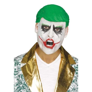 Humorous Political Joker President Trump Over Head Mask, White Green, One Size - Picture 1 of 5