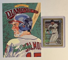 1994 DONRUSS DIAMOND KINGS Box Topper /10,000 Tim Salmon DK-4