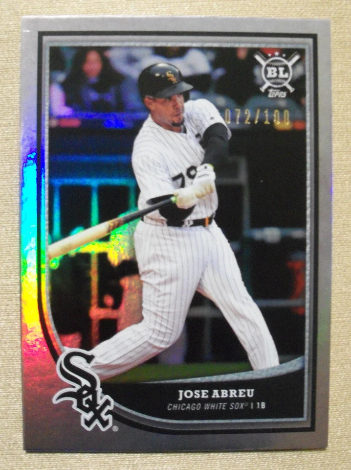2018 Topps Big League Rainbow Foil SP #99 Jose Abreu Chicago White Sox 72/100 - Image 1 of 1
