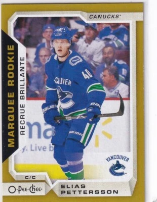 2018-19 OPC Hockey Elias Pettersson Marquee Rookie Gold - Image 1 of 2