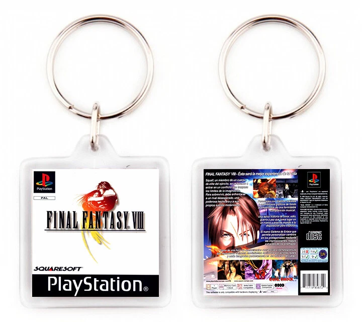 FINAL FANTASY VIII PLAYSTATION PSX LLAVERO KEYRING