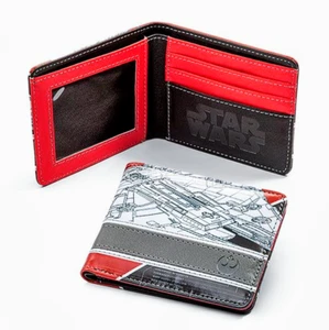 Cartera plegable Star Wars Halcón Milenario Especificaciones para hombre, billetera Star Wars para hombre - Imagen 1 de 5