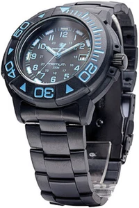 Orologio da polso Smith & Wesson Dive Nero & Blu Cinturino Resistente all'acqua W900BLU - Foto 1 di 1