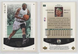 2002-03 SP Authentic SP Limited /100 Paul Pierce #5 HOF