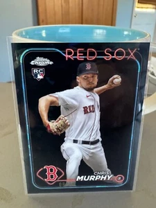 CHRIS MURPHY 2024 Topps Chrome Sapphire Black Refractor RC /10 Boston Red Sox - Picture 1 of 4