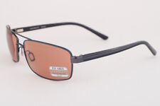 Serengeti San Remo Shiny Gunmetal Gray Stripe / Drivers Sunglasses 7608