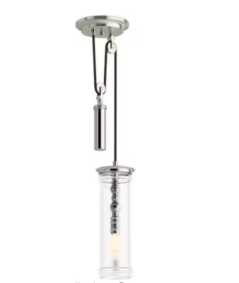 23340-PE01-SNL KOHLER Damask 1-Light Polished Nickel Adjustable Pendant - Image 1 of 4