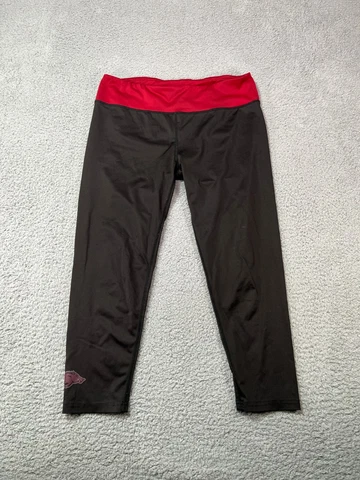Arkansas Razorbacks Leggings Womens Large Black Activewear Cover