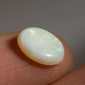 GREEN BASE PENDANT RING STONE Australian Coober Pedy Solid Opal 1.41 Cts - Picture 1 of 4