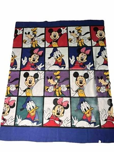 Vintage Juvenile Prints Disney Mickey Mouse 86” X 70”  Blanket Blanket - USA - Picture 1 of 5