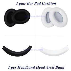 Ear Pad Cushion / Headband Head Arch Band For Beats by Dre Studio 1.0 BLK / WHI - Picture 1 of 3