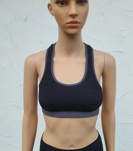 Sujetador de mujer Top corto Sujetador Top Verano Top Ropa de dormir Negro / Gris Nuevo T. 34/36 1095 - Imagen 1 de 6