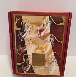 Lenox Angel Crystal Ornaments Assorted Colors New in Box - Picture 1 of 7