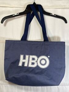 Vintage lata 90. Era HBO Movie Channel Promocja Film Festiwal Granatowa Mini Torba na zakupy
