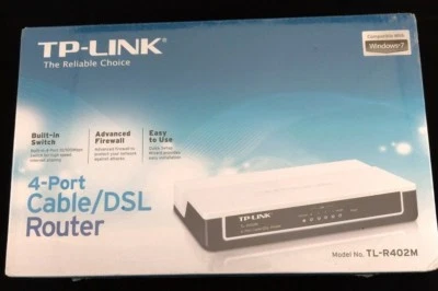 TP-Link TL-R402M 4-Port 10/100 Wired Router - Image 1 of 3