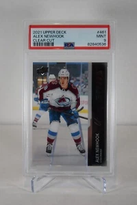 2021-22 Upper Deck Series 2 Young Guns Clear Cut Alex Newhook PSA 9 MINT - Bild 1 von 2