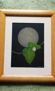 KIYOSHI SAITO "Gagaimo Flower" Original Painting Signed Framed - Picture 1 of 8
